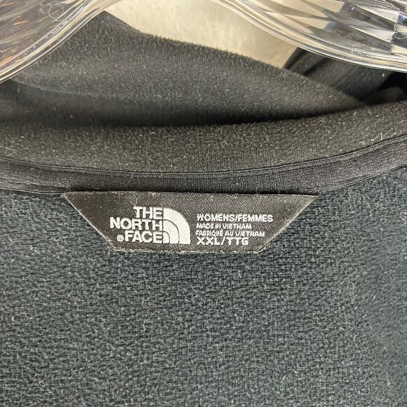 The North Face Womens WindWall Jacket Size XXL Black Softshell Fleece Lined Coat - Picture 3 of 9